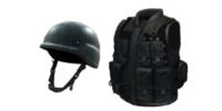 kevlar and helmet
